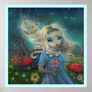 Alice im Wunderland Poster Print