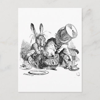Alice im Wunderland Postkarte