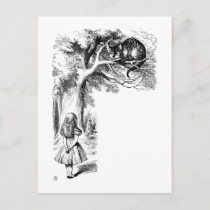 Alice im Wunderland Postkarte