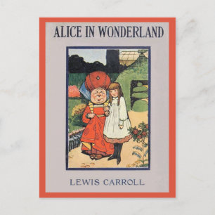 Alice im Wunderland Postkarte