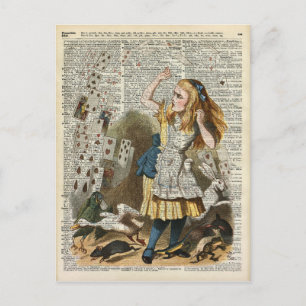 Alice im Wunderland Postkarte