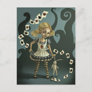 Alice im Wunderland Postkarte