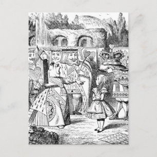 Alice im Wunderland Postkarte