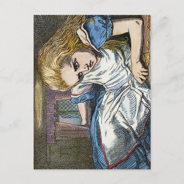 ALICE IM WUNDERLAND POSTKARTE (Vorderseite)