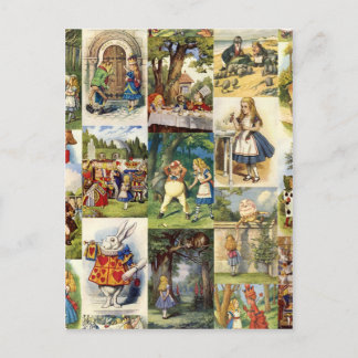Alice im Wunderland Postkarte
