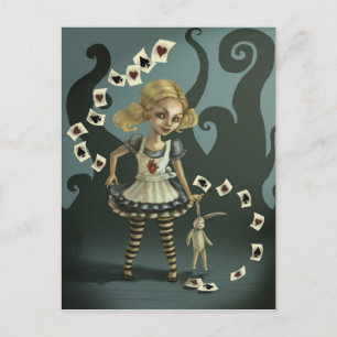 Alice im Wunderland Postkarte