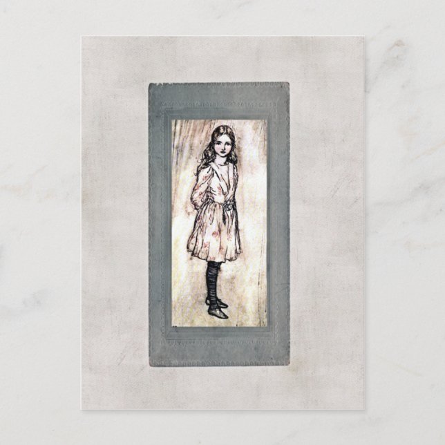 Alice im Wunderland Postkarte (Vorderseite)