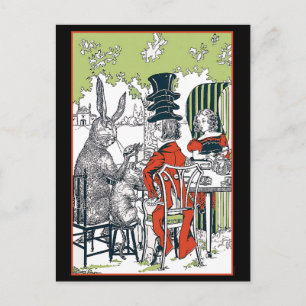 Alice im Wunderland Postkarte