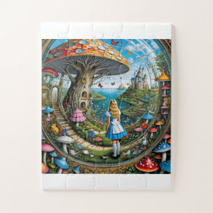Alice im Wunderland Puzzle