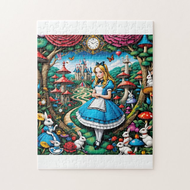Alice im Wunderland Puzzle (Vertikal)