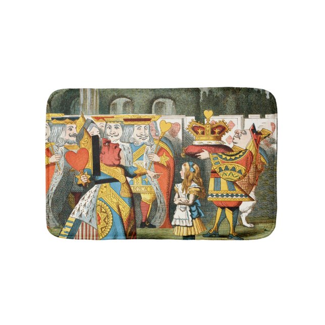 Alice im Wunderland Queen of Hearts Badematte (Vorderseite)