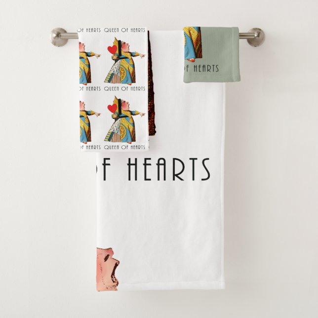Alice im Wunderland Queen of Hearts Badhandtuch Set (Insitu)