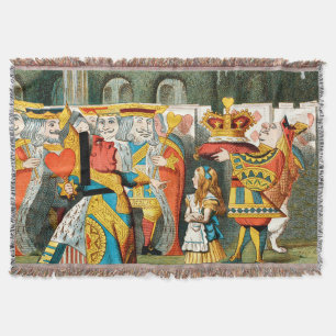 Alice im Wunderland Queen of Hearts Decke