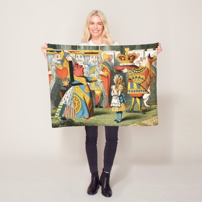 Alice im Wunderland Queen of Hearts Fleecedecke (Beispiel)