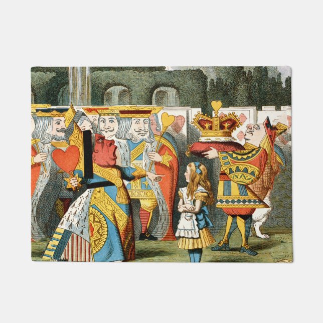 Alice im Wunderland Queen of Hearts Fußmatte (Vorderseite)