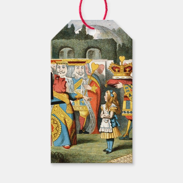 Alice im Wunderland Queen of Hearts Geschenkanhänger (Vorderseite)