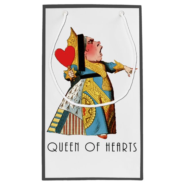 Alice im Wunderland Queen of Hearts Kleine Geschenktüte (Rückseite)