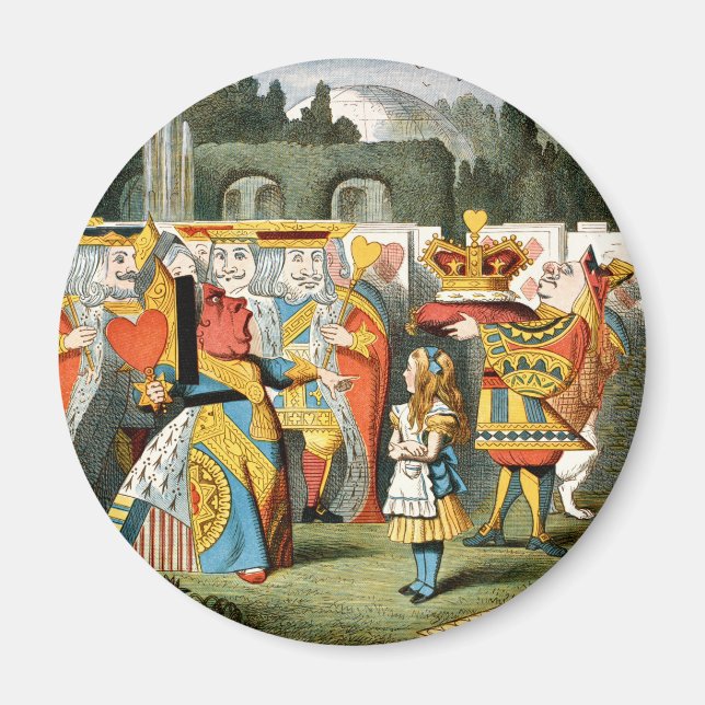 Alice im Wunderland Queen of Hearts Magnet (Vorne)