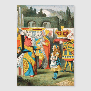 Alice im Wunderland Queen of Hearts Magnetkarte
