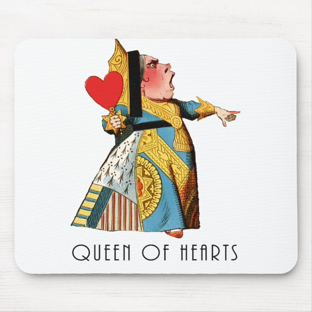 Alice im Wunderland Queen of Hearts Mousepad (Vorne)