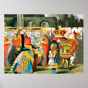 Alice im Wunderland Queen of Hearts Poster