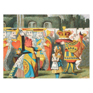 Alice im Wunderland Queen of Hearts Tischdecke