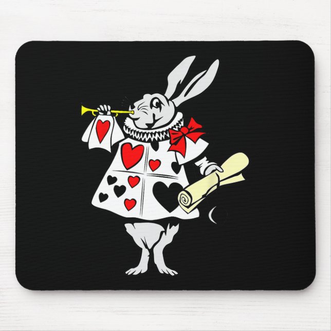 Alice im Wunderland Rabbit Ostersonnigen Spielen M Mousepad (Vorne)