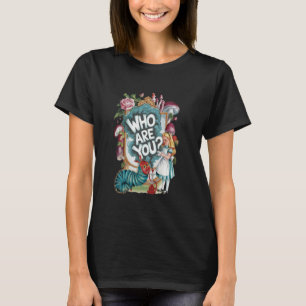 Alice im Wunderland Raupe Book Nook Party T-Shirt