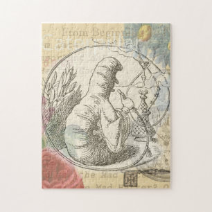 Alice im Wunderland Raupe: Original Tenniel Puzzle