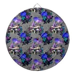 Alice im Wunderland Raupe Rauchen Blume Dartscheibe