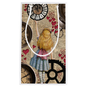 Alice im Wunderland reist durch die Zeit Kleine Geschenktüte