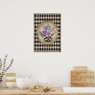 Alice im Wunderland Rose Poster