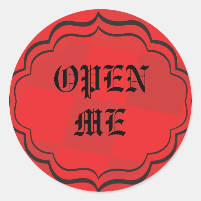 ALICE IM WUNDERLAND Round-Aufkleber-Siegel Runder Aufkleber (Vorderseite)