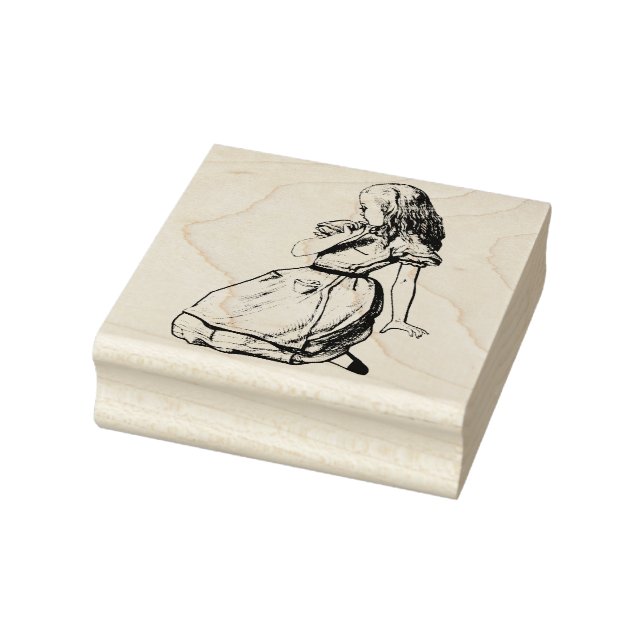 Alice im Wunderland Rubber Briefmarke Gummistempel (Stempel)