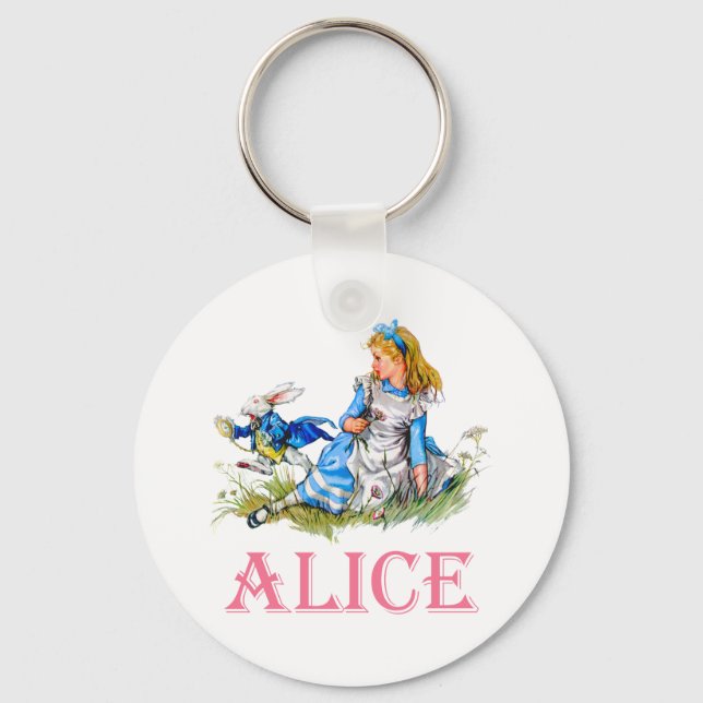 ALICE IM WUNDERLAND SCHLÜSSELANHÄNGER (Vorderseite)