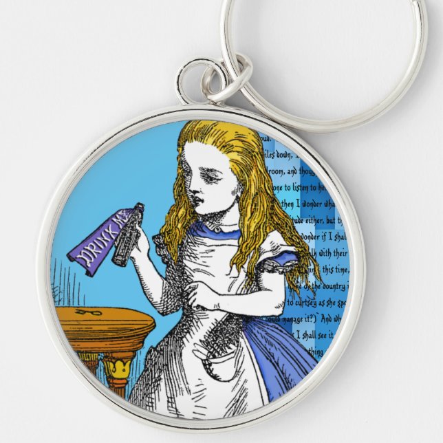 Alice im Wunderland Schlüsselanhänger (Vorne)
