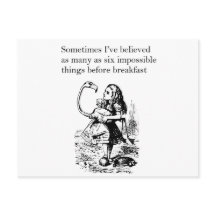 Alice im Wunderland, "Sechs Unmögliche Dinge"