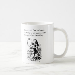 Alice im Wunderland, "Sechs Unmögliche Dinge" Tasse