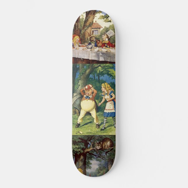 Alice im Wunderland-Skate-Brett Skateboard (Vorderseite)