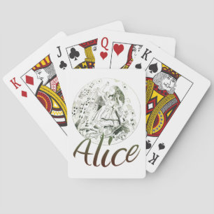 Alice im Wunderland Spielkarten