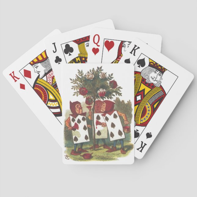 Alice im Wunderland Spielkarten (Rückseite)