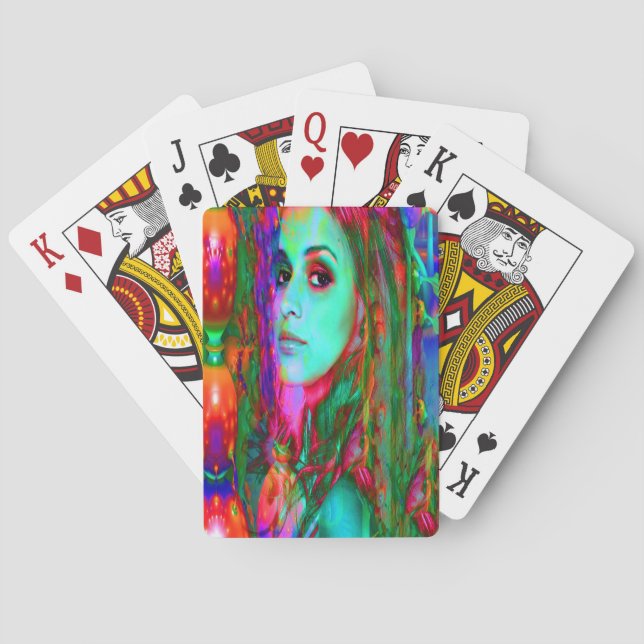 Alice im Wunderland Spielkarten (Rückseite)
