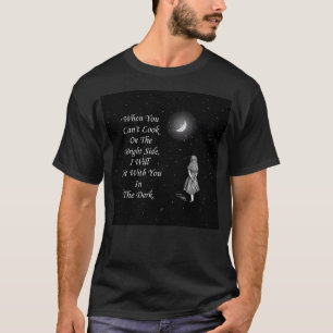Alice im Wunderland Starry Night Zitat T-Shirt