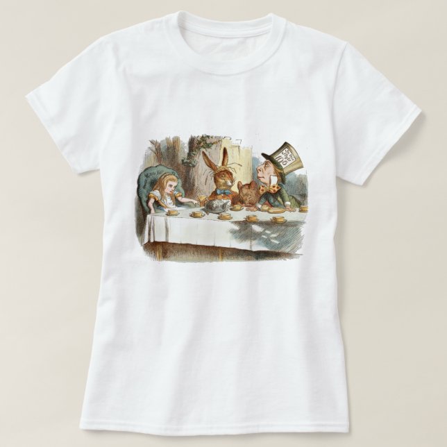Alice im Wunderland T - Shirt (Design vorne)
