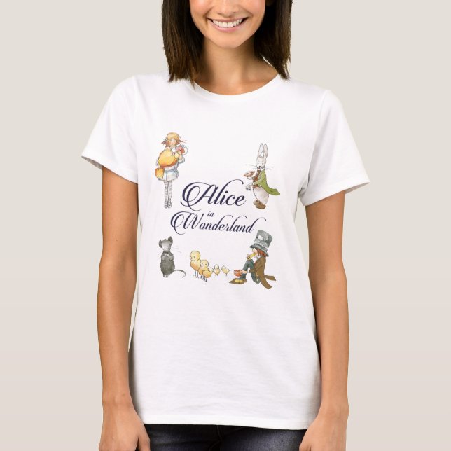 Alice im Wunderland T-Shirt (Vorderseite)
