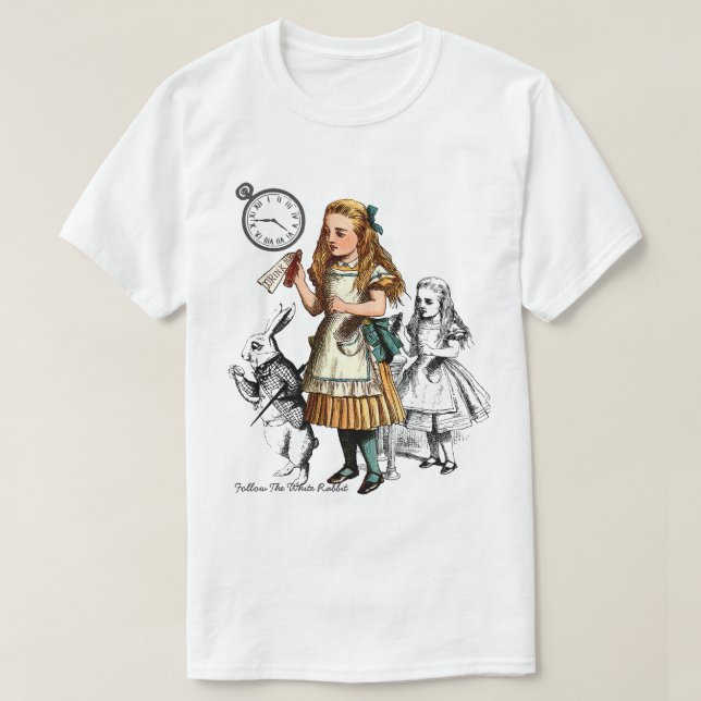 Alice im Wunderland T-Shirt (Design vorne)
