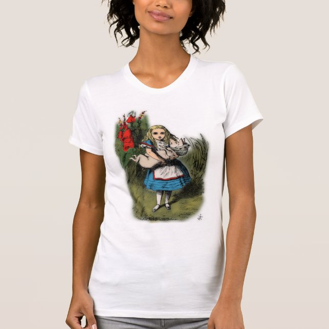 Alice im Wunderland T-Shirt (Vorderseite)