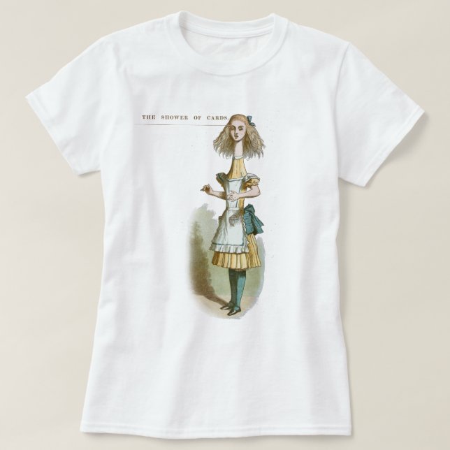 Alice im Wunderland T - Shirt (Design vorne)