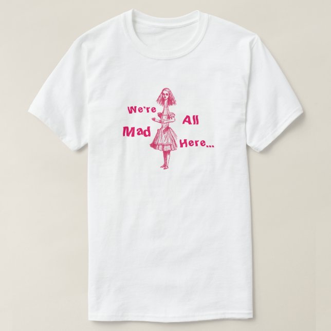 Alice im Wunderland T-Shirt (Design vorne)