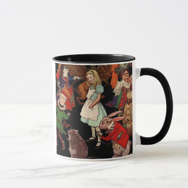 Alice im Wunderland Tasse (Rechts)